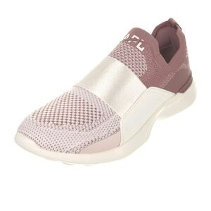 NEW APL Ivory Cream  Pink Athletic Slip-On Shoes sz11